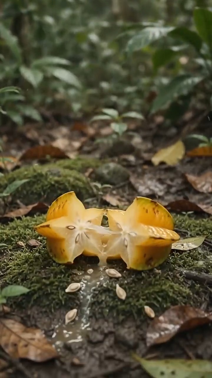 The realistic lifecycle of star fruit(carambola)  #timelapse  #carambole  #fruitgrowing #hostyshop #hosty