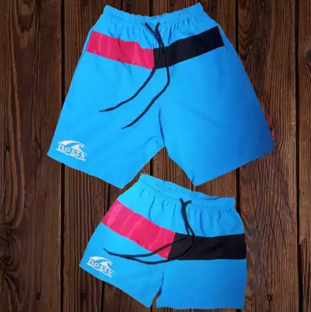 Kit bermuda Casal praia passeio ou pijama - hosty hostyshop